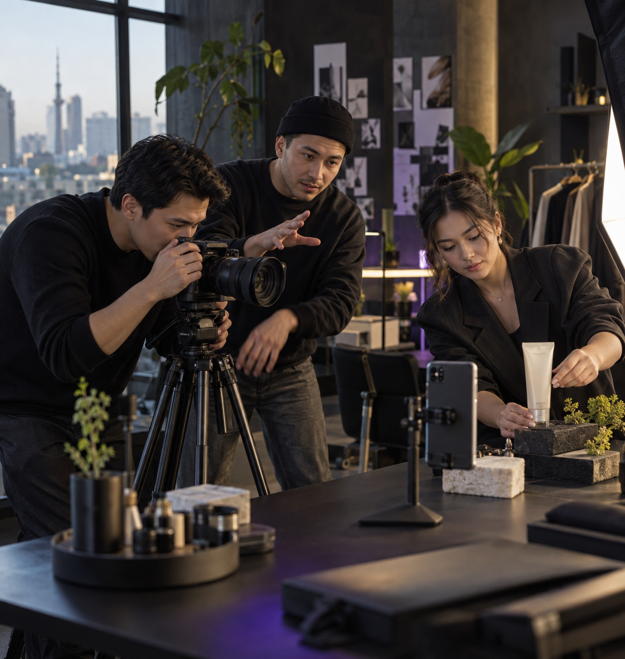 KIRANO team creating content